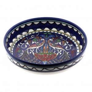 Armenian Ceramic Bowl with Flower, Peacock and Grapevine Design  Decoración para el Hogar 